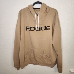 Rogue women Beige Tan Hoodie for size 2xl athleisure athletic pullover